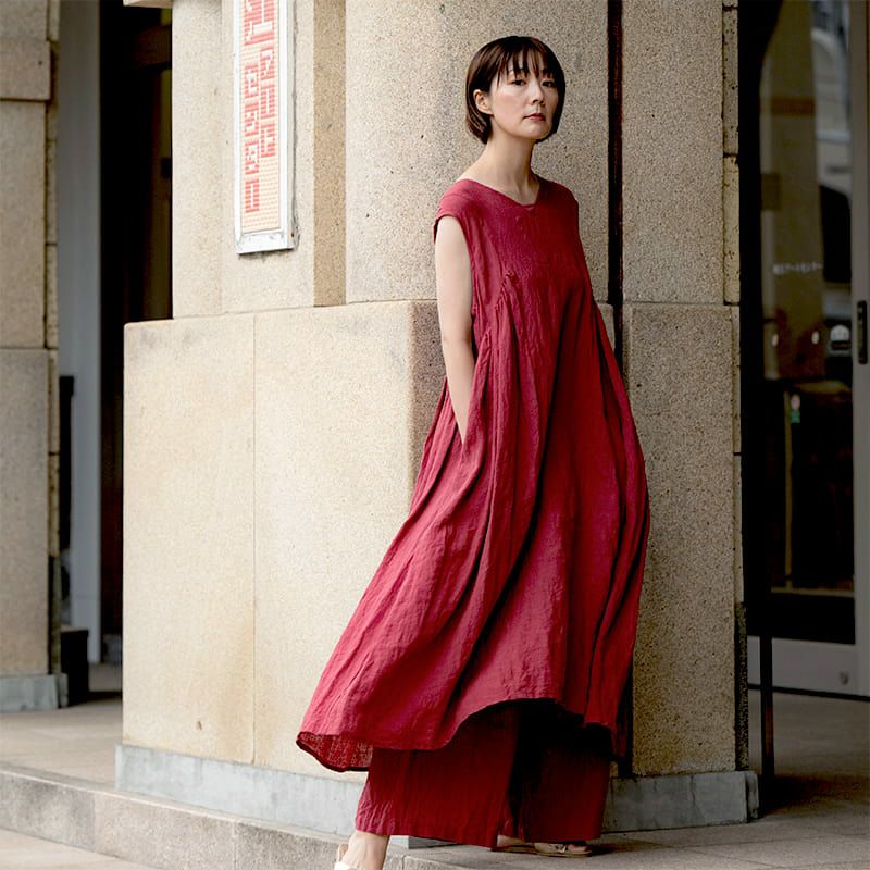 洗いこまれたベルギーリネンローン60番手 リネン 生地 麻 無地 生地の森