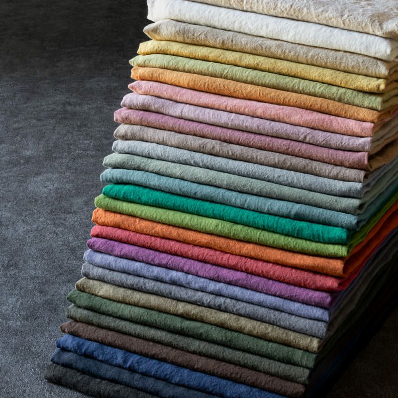 職人たちの技術で一つ一つを丁寧に作り上げます。リネン生地の通販｜生地の森