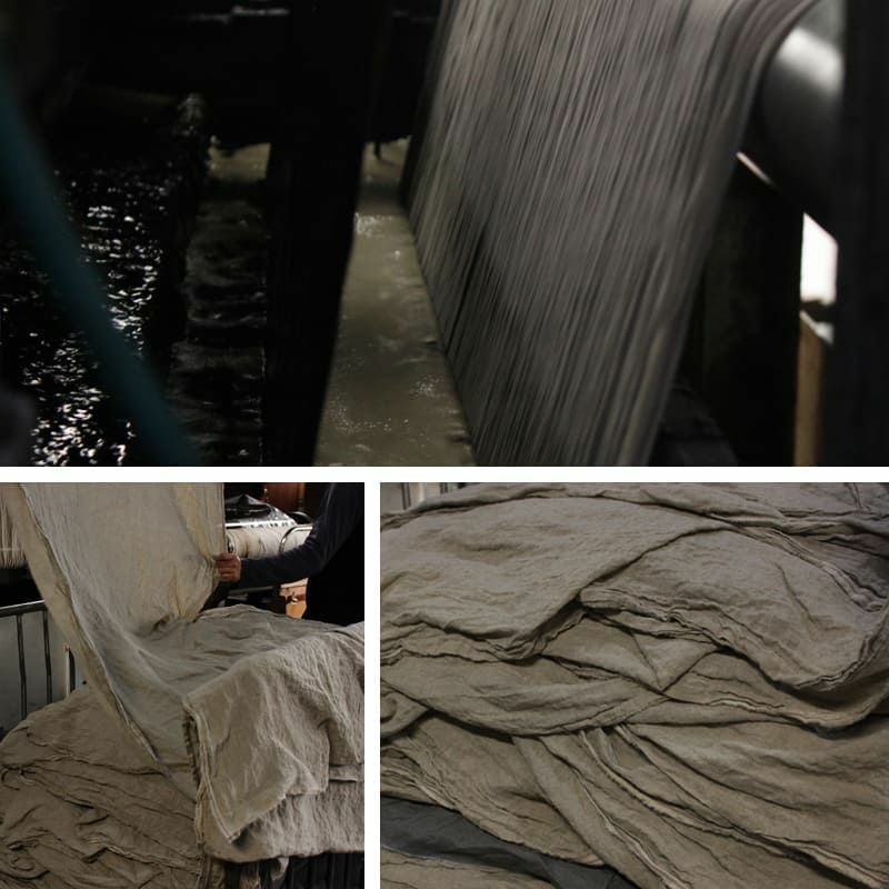 洗いこまれたベルギーリネンローン60番手 リネン 生地 麻 無地 生地の森