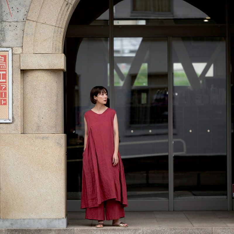 洗いこまれたベルギーリネンローン60番手 リネン 生地 麻 無地 生地の森