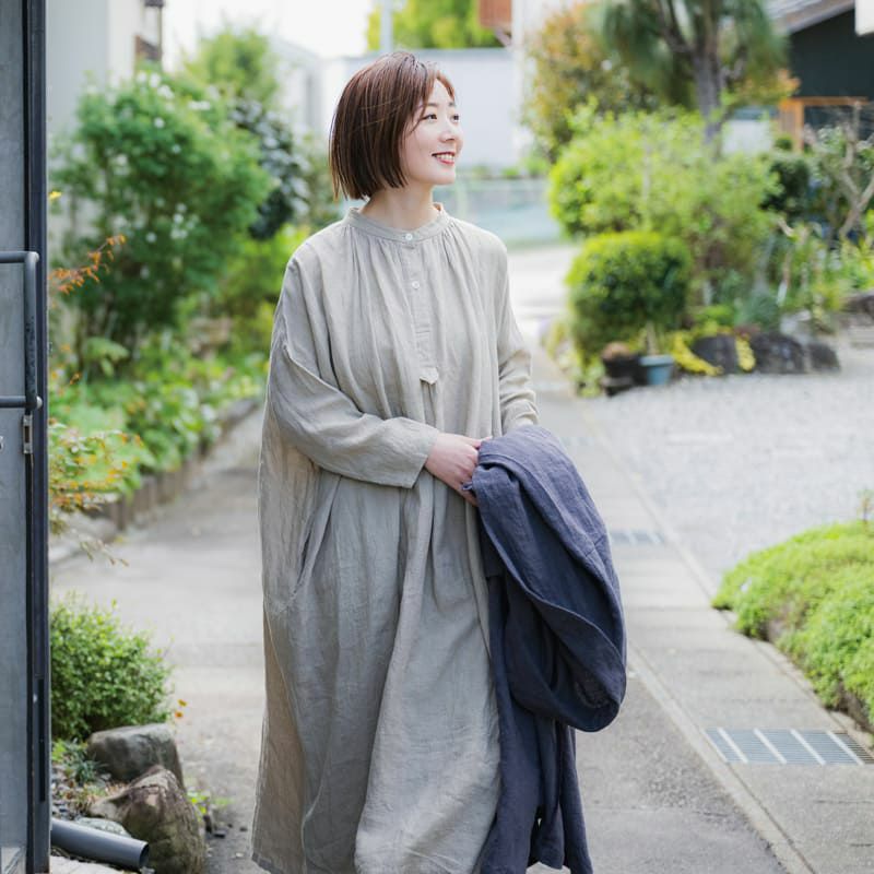 洗いこまれたベルギーリネンローン60番手 リネン 生地 麻 無地 生地の森