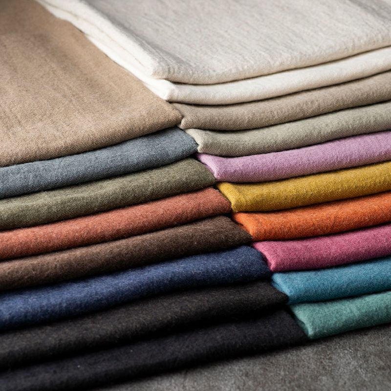 リネン生地の通販｜生地の森-綾織りラミー リネンウール 25番手(旧  