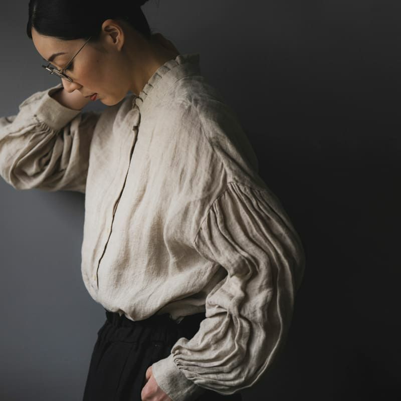 リネン生地 通販 生地の森 洗いこまれた綾織りベルギーリネン60番手