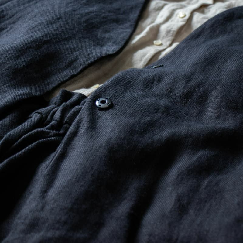生地の森 洗いこまれた　綾織り　ベルギー　リネン　25番手