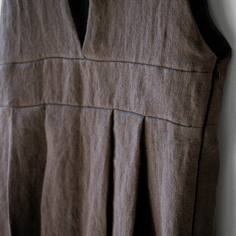 生地の森 洗いこまれた　綾織り　ベルギー　リネン　25番手