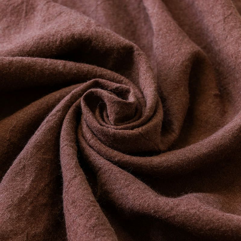 平織り ベルギー リネンウール 40番手 リネン生地 布 秋 冬