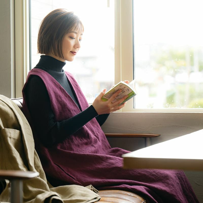 ラミーリネン 25番手 リネン 生地 厚手 広幅