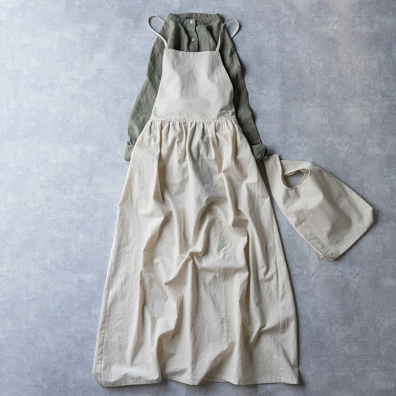 コットンリネンライトウェザークロスは高密度で透けにくい日本製の綿麻生地です