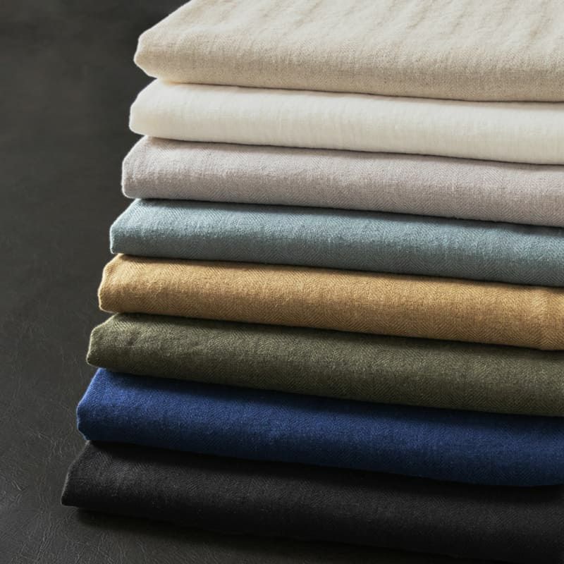 45R☆リネンヘリンボンのベレー/ナチュラルベージュ♪ 日本製 麻100％ 生地 ヘリンボン織-アンティーク風ラミーリネン