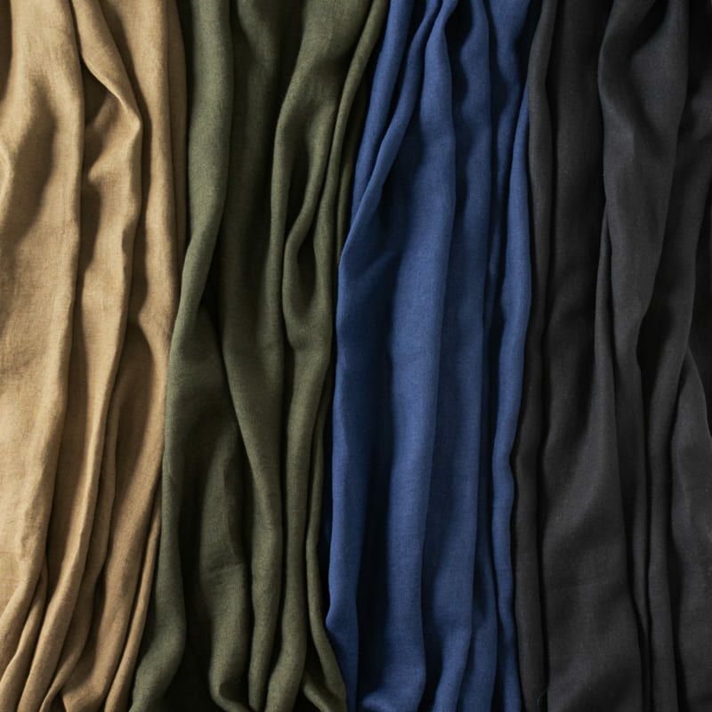 アンティーク風 ラミー リネン ヘリンボン 25番手 生地の森