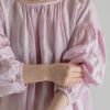  【20周年限定モデル】無地染めフレンチリネン「リノクルール(Lino Couleur)」パウダーピンク