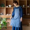 リバティプリント エディナム・シャドウで作ったエプロン 生地の森