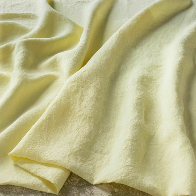 【20周年限定モデル】無地染めフレンチリネン「リノクルール(Lino Couleur)」ルミナス リネン生地 生地の森