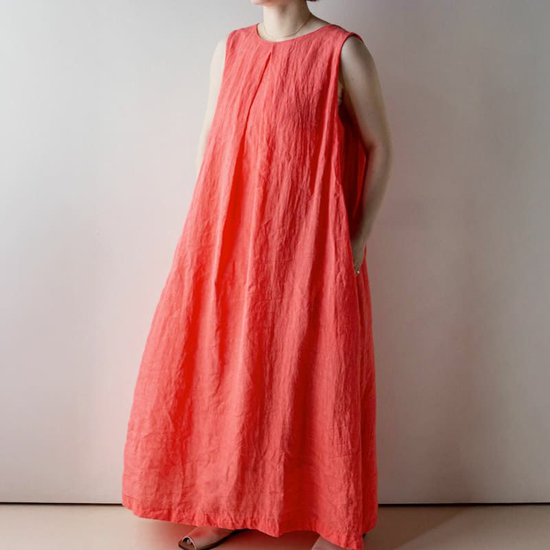【20周年限定モデル】無地染めフレンチリネン「リノクルール・ソワ（Lino Couleur・Soie）」ラシェット リネン生地 生地の森
