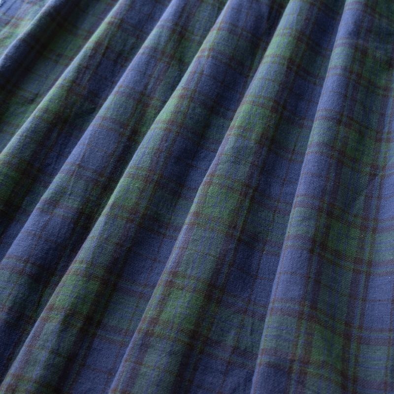 先染めオールドスラブコットンタータンチェック 綿 生地の森
